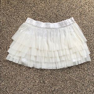 Divided by h&m size 10 white tulle skirt